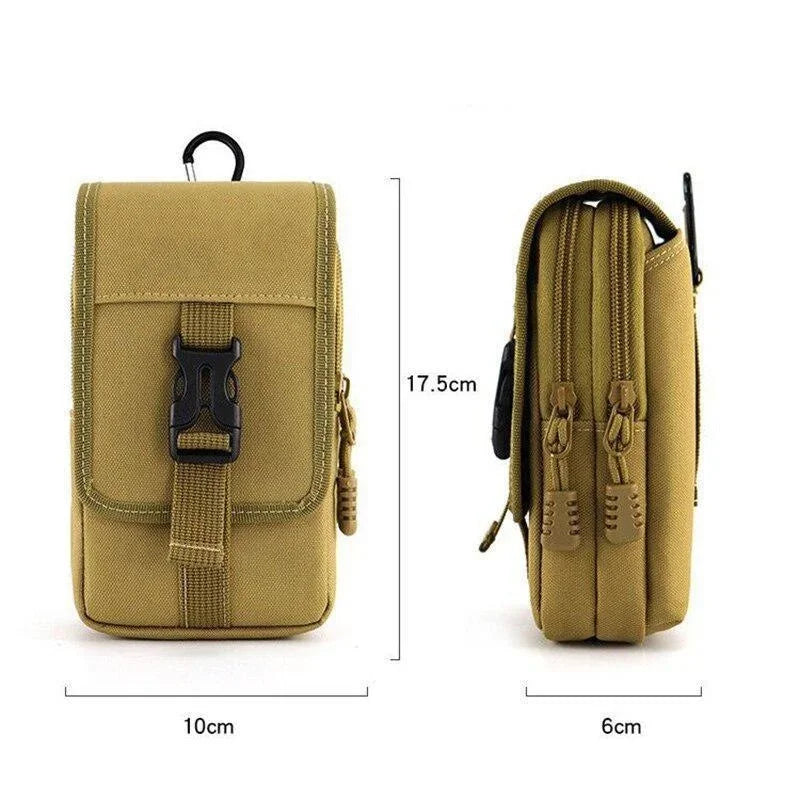 Waterproof Tactical Phone Waist Pouch for Outdoor Travel