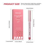 Waterproof Matte Lip Liner Pencil Set for Defined Lips