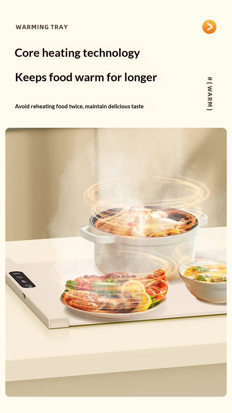 Portable Foldable Food Warming Mat for Kitchen