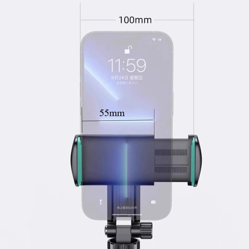 Portable Phone Tripod Stand and Handheld Selfie Grip - 5