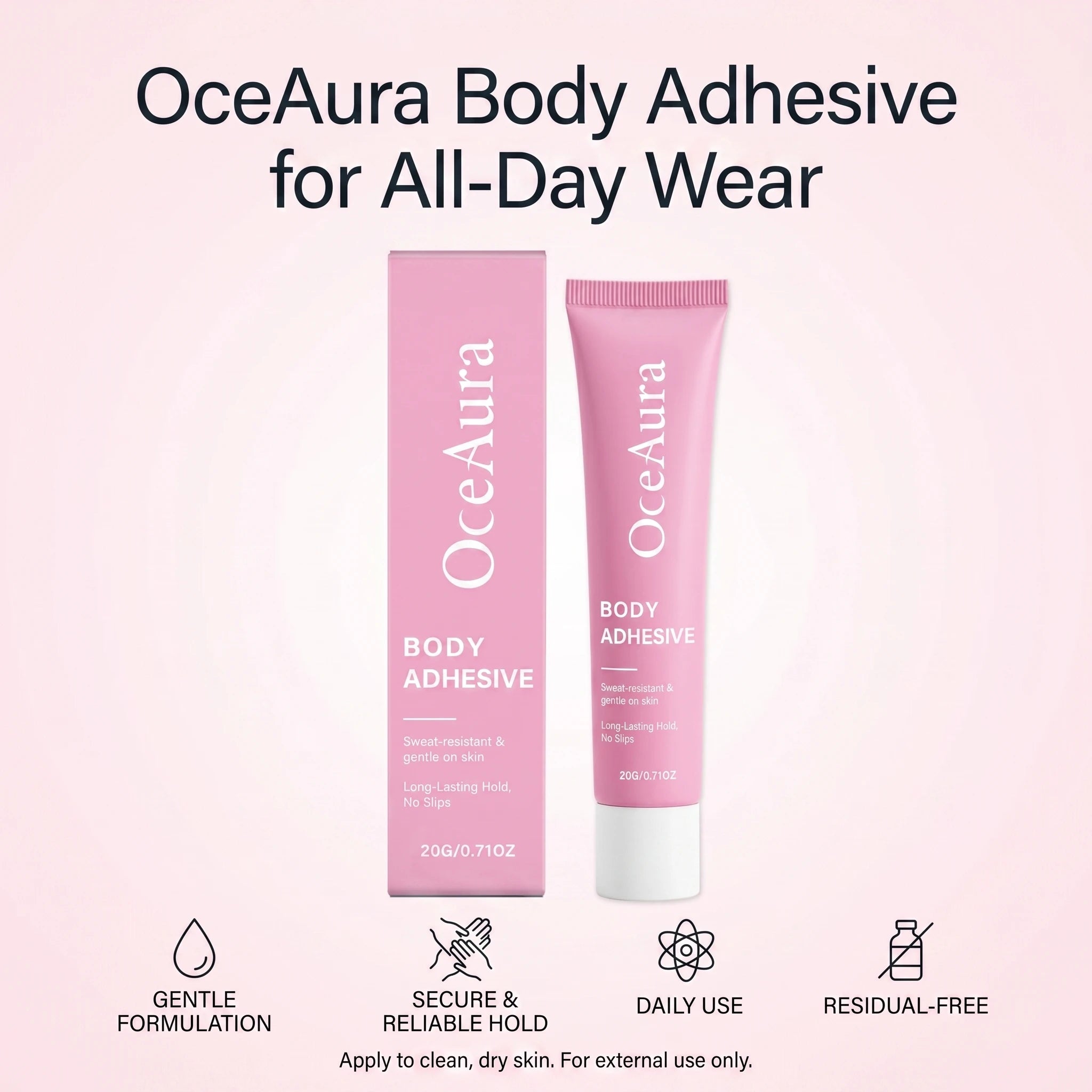 All-Day Clothing Body Adhesive for Wardrobe Security - 1