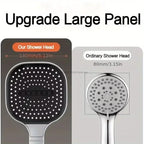 3-Mode Adjustable High-Pressure Handheld Shower Head