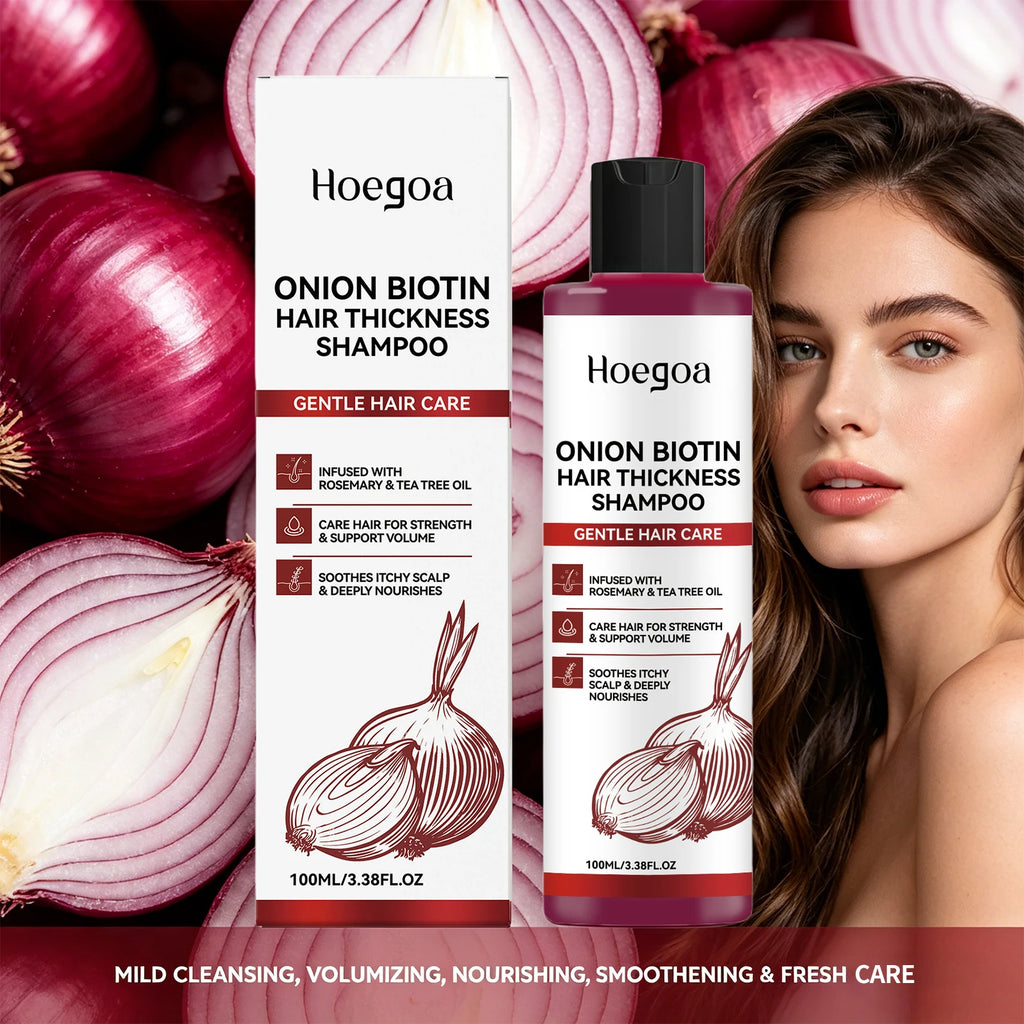 Onion and Biotin Volumizing Hair Growth Shampoo