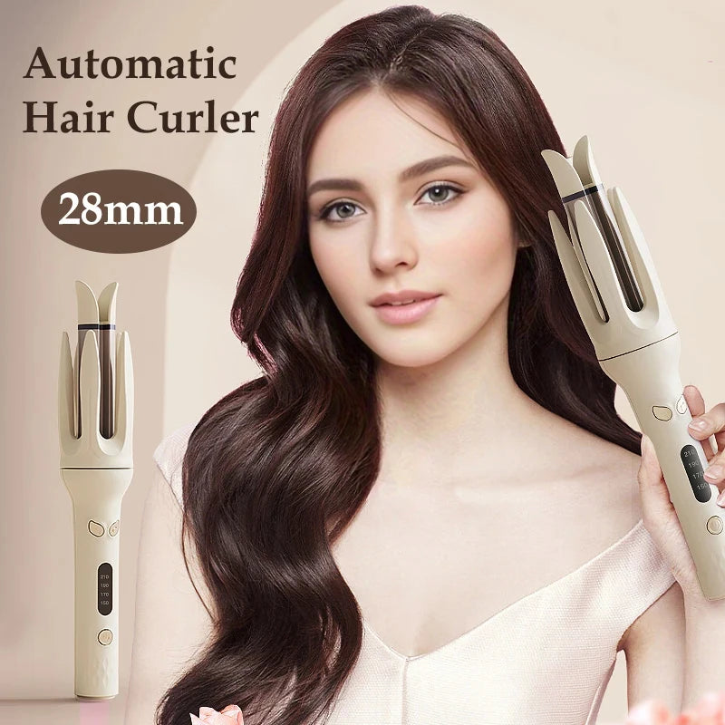 Automatic Rotating Hair Curler for Effortless Waves - 2