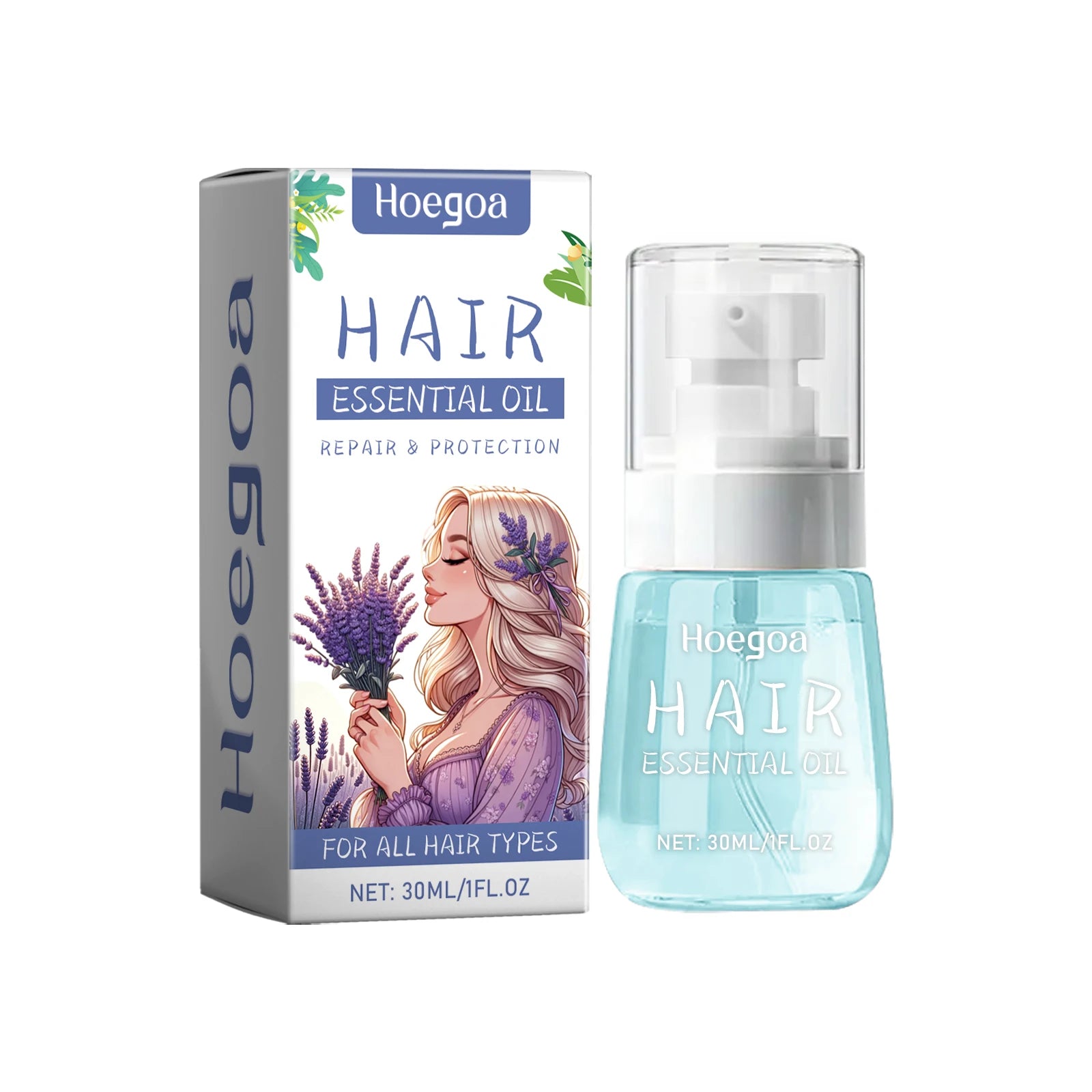 Lavender Hair Essential Oil for Repair and Anti-Frizz - 11