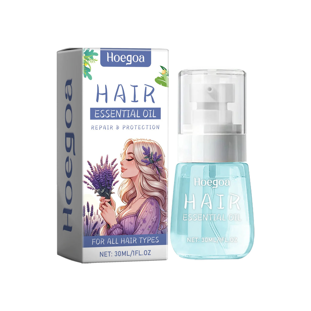 Lavender Hair Essential Oil for Repair and Anti-Frizz