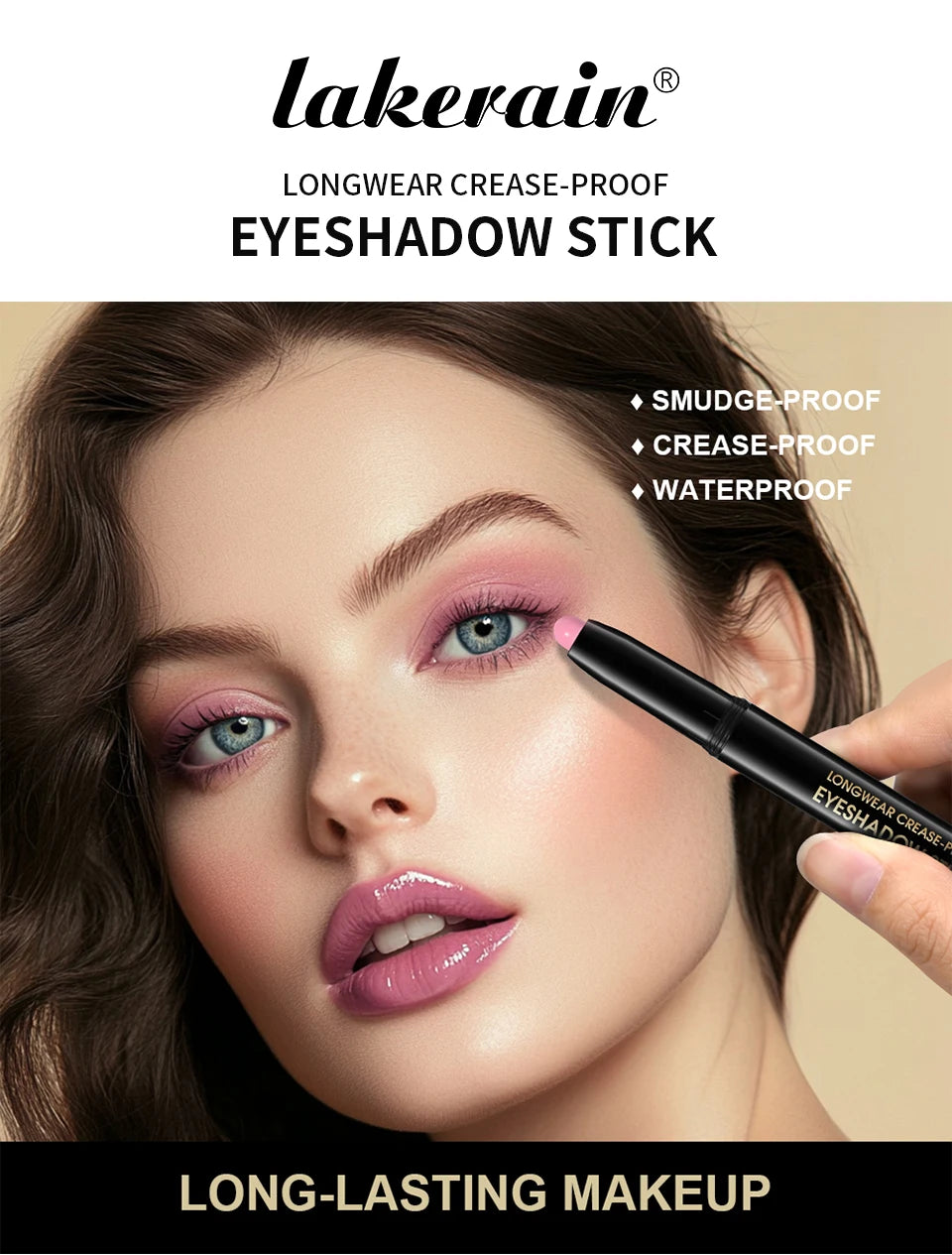 Long-Lasting Waterproof Eyeshadow Stick for Vibrant Eye Makeup - 7