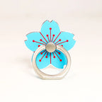 Flower Rotating Metal Phone Ring Holder