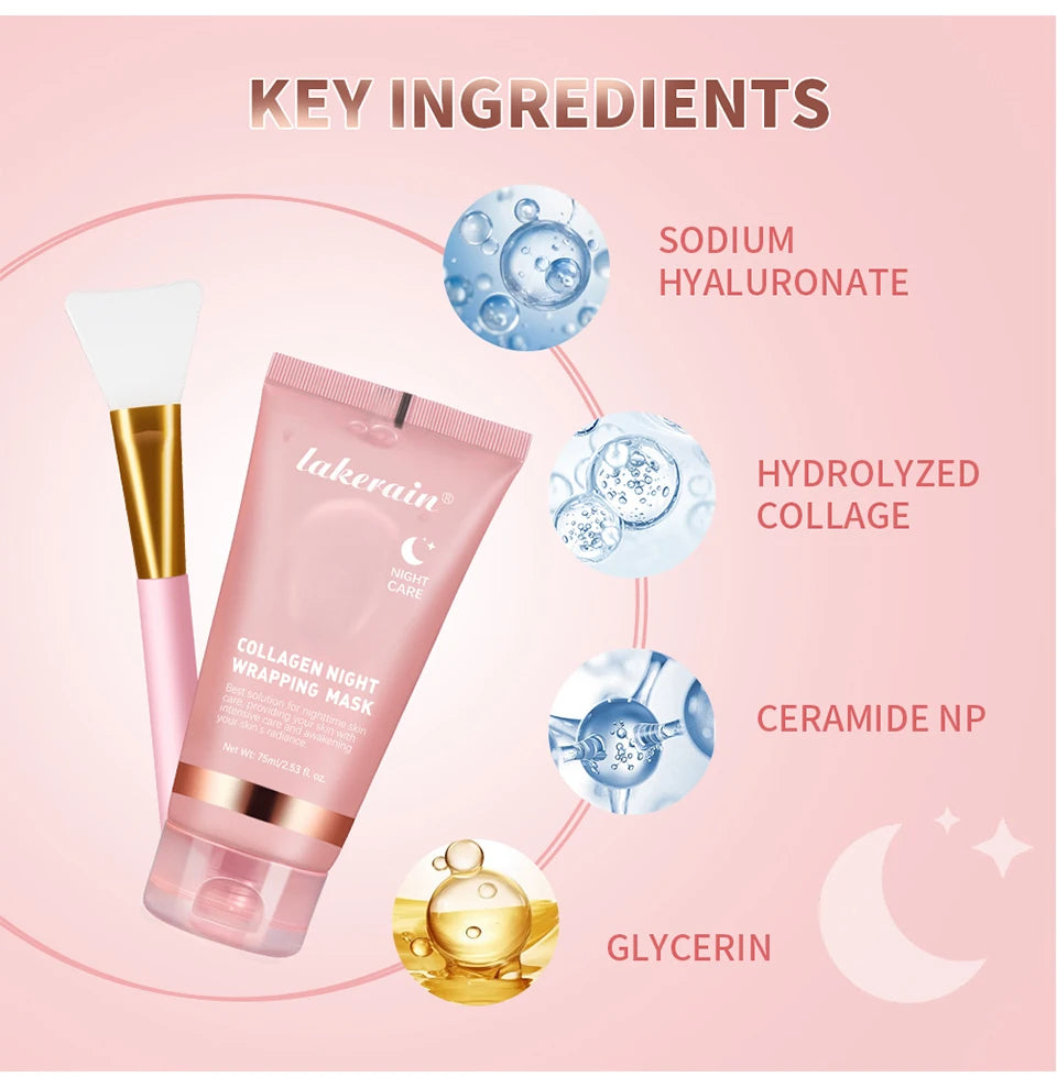 Collagen Peel-Off Night Wrapping Face Mask