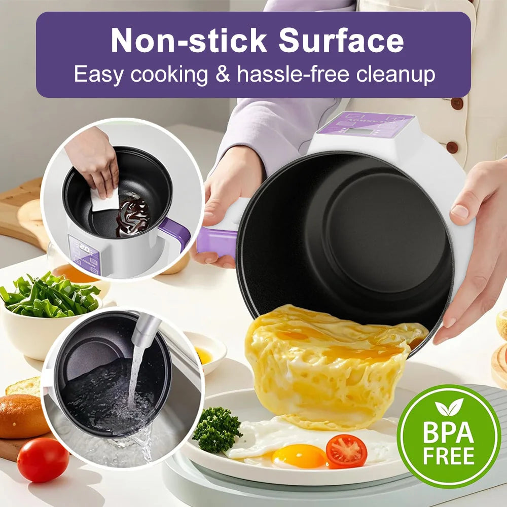 Compact Multi-Function Electric Rice Cooker for Home