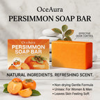 Persimmon Soap Bar for Natural Body Odor Deodorization