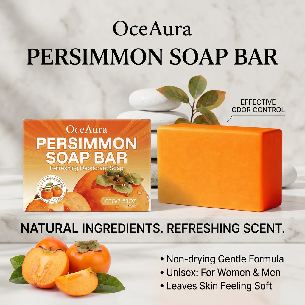 Persimmon Soap Bar for Natural Body Odor Deodorization