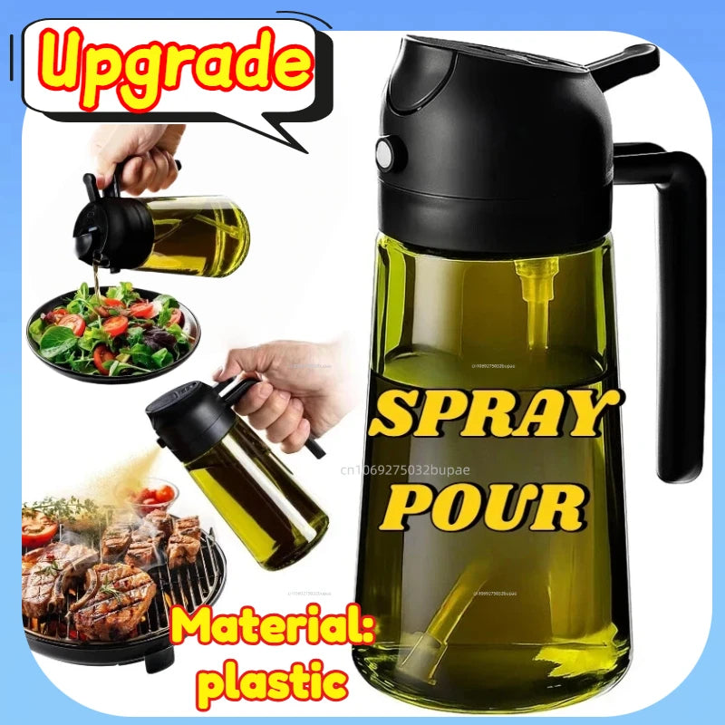 2-in-1 Kitchen Oil Dispenser and Spray Bottle - 17