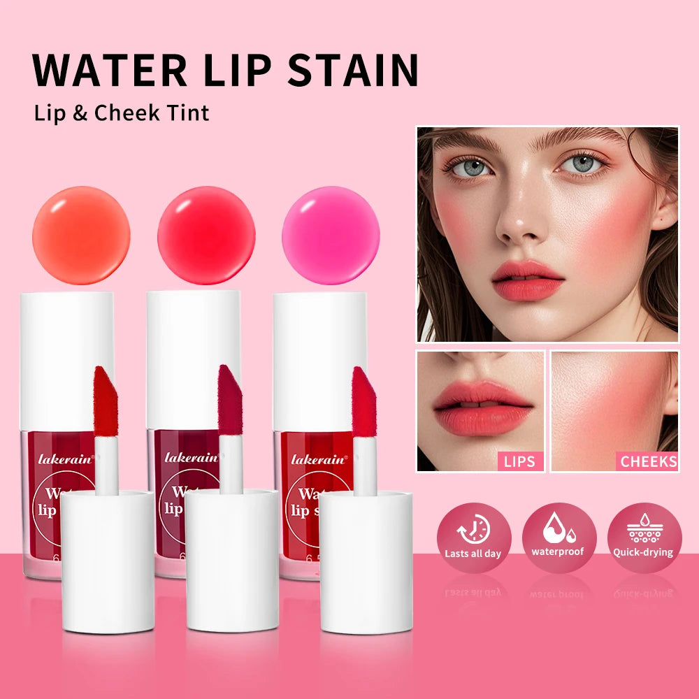 Waterproof 2-in-1 Matte Lip Tint and Liquid Blush