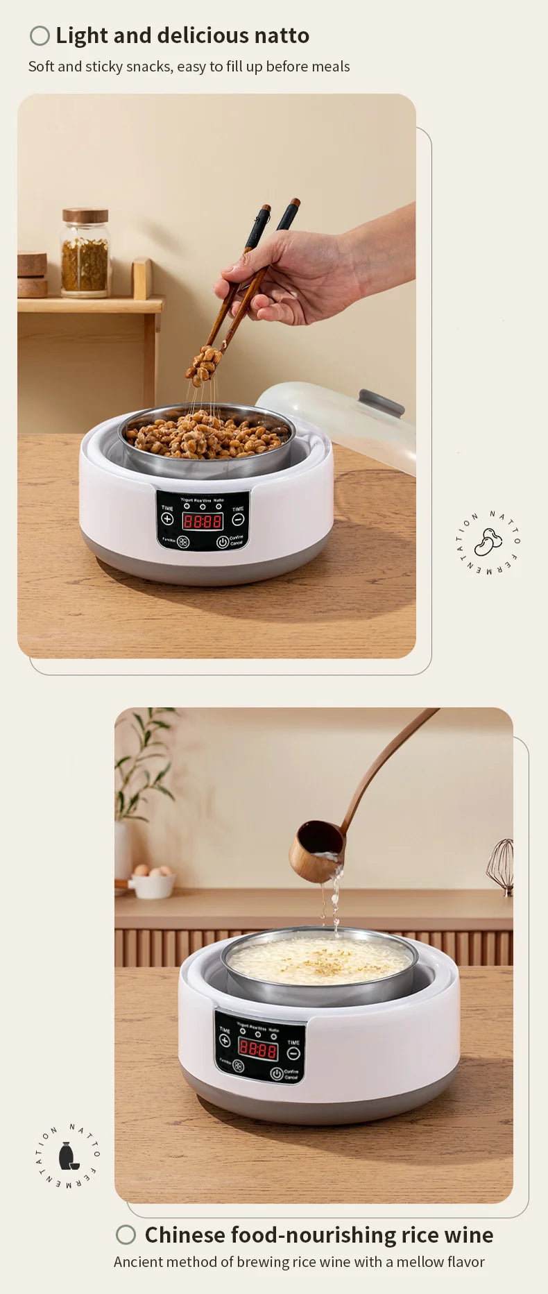 Automatic Electric Yogurt and Fermentation Maker