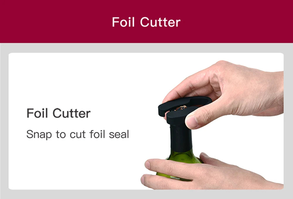 Automatic Rechargeable Electric Wine Bottle Opener Set