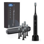 Rechargeable Sonic Electric Toothbrush with 8 Brush Heads