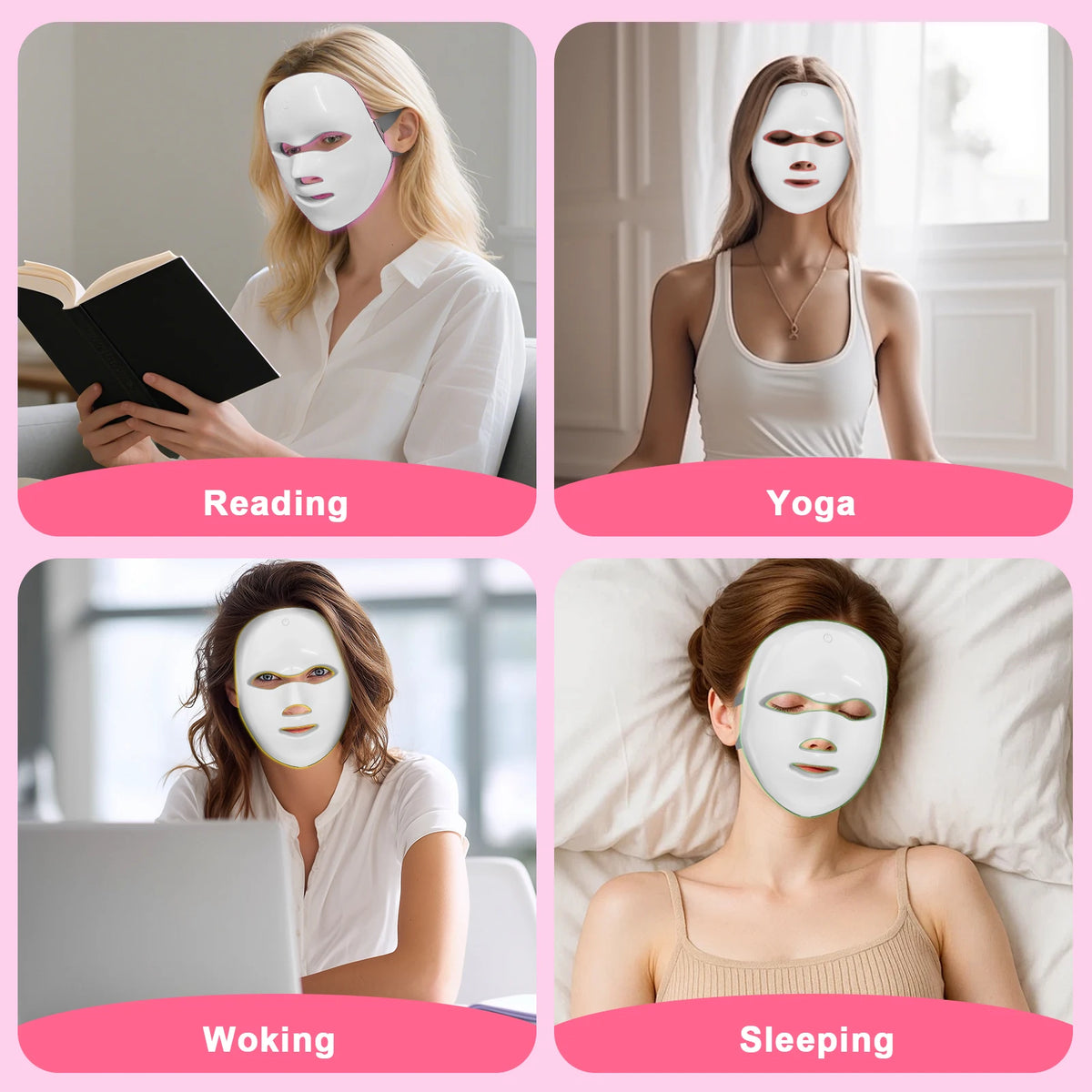 7-Color LED Photon Facial Mask for Skin Rejuvenation
