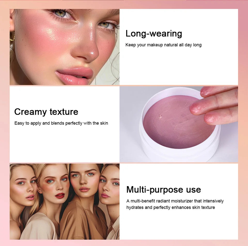 Multi-Purpose Radiant Cream Tint for Cheeks Lips and Eyes