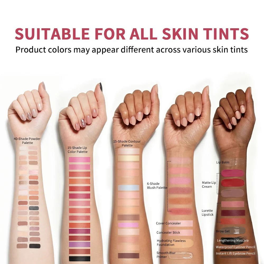 All-in-One Professional Full Face Makeup Cosmetic Kit