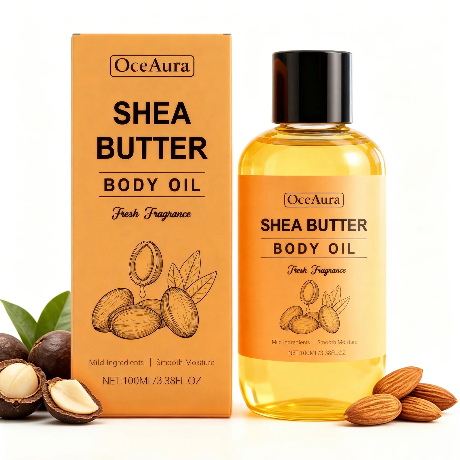 Nourishing Shea Butter Body Oil for Dry Skin Hydration - 11
