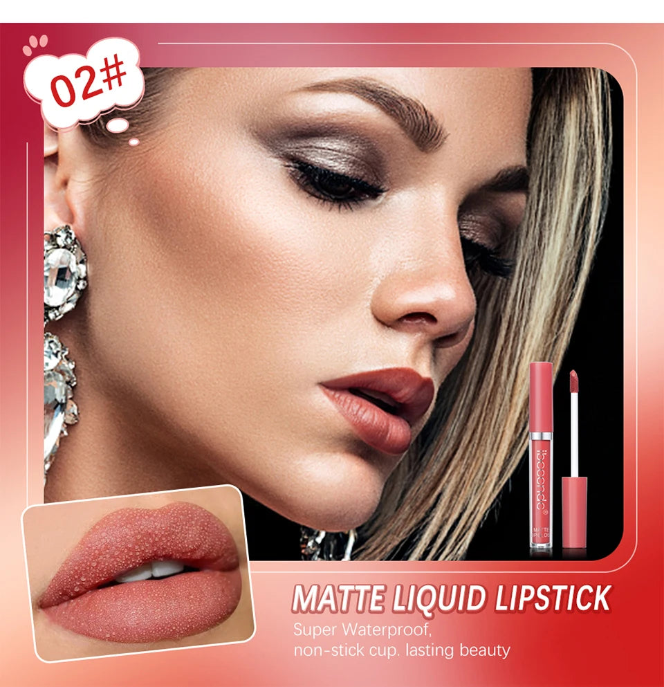 Waterproof Matte Liquid Lipstick - 11