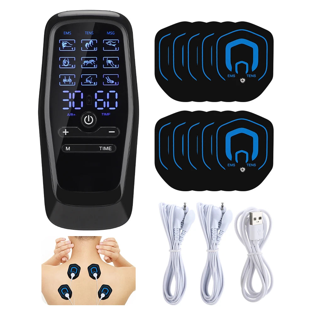 Portable Electric TENS and EMS Body Muscle Massager - 7