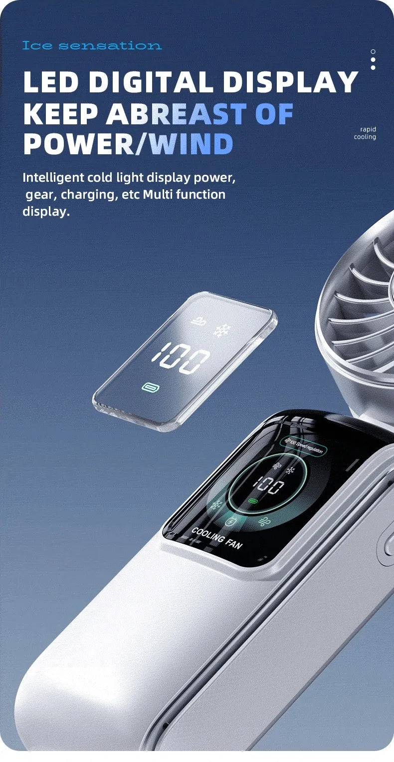 Portable Semiconductor Handheld Cooling Fan