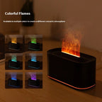 Flame Effect Aromatherapy Essential Oil Humidifier