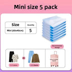 Vacuum Compression Storage Bags for Clothes and Bedding