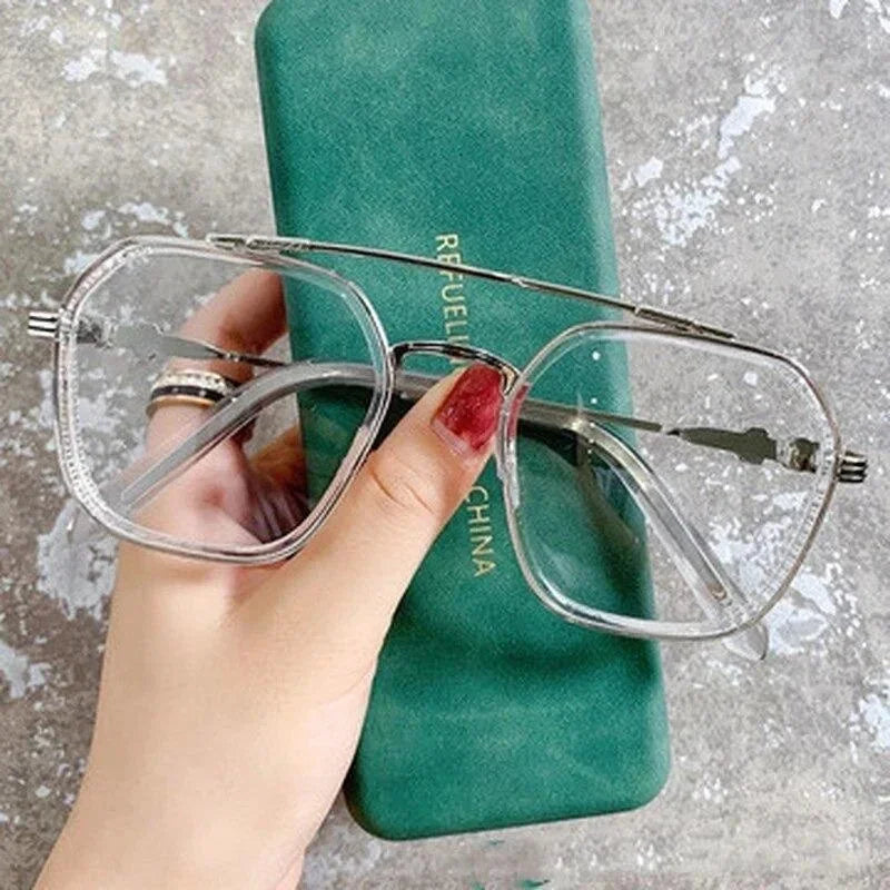 Anti-Blue Light Square Glasses for Men and Women