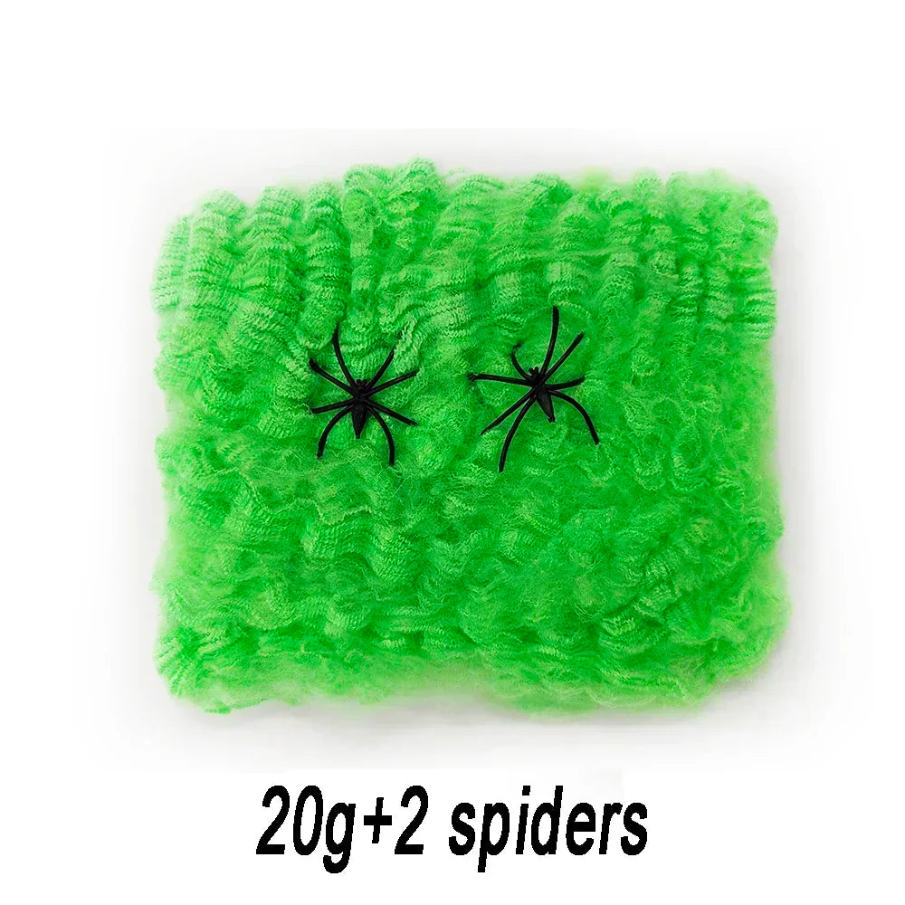 Artificial Spider Web for Halloween Decorations - 15