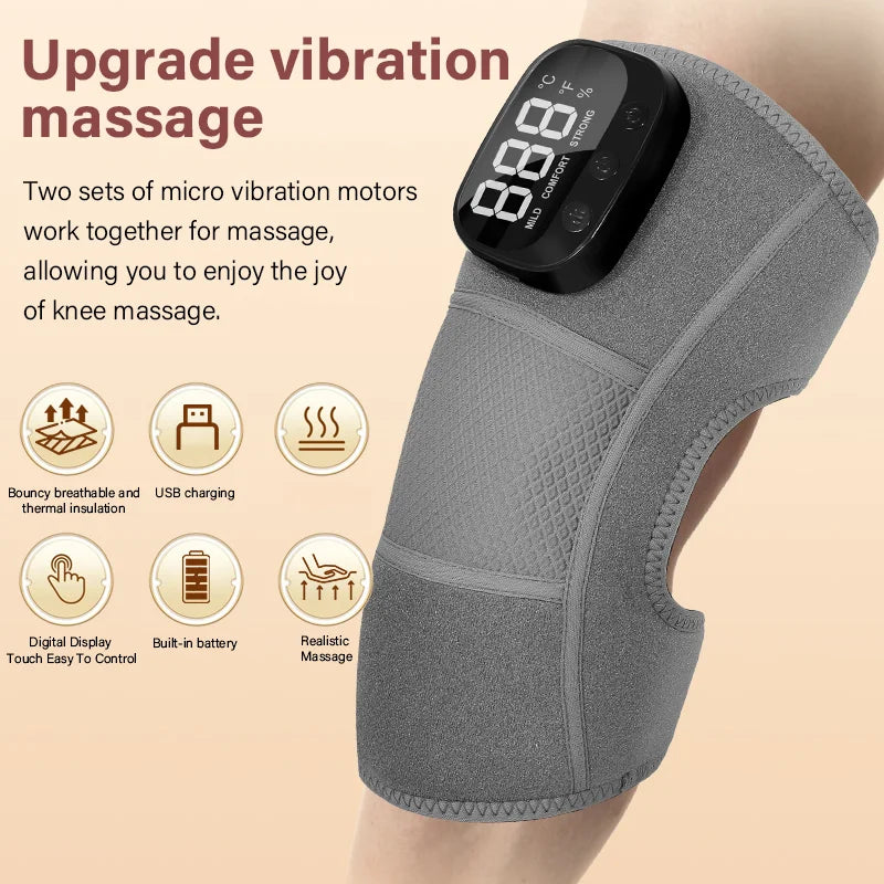 3-in-1 Cordless Vibration Knee and Joint Massager