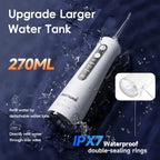 Portable Cordless Electric Water Flosser for Teeth Cleaning