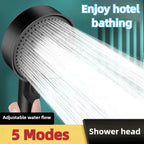 5-Mode High-Pressure Handheld Shower Head
