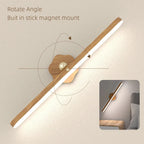 Portable Rechargeable Wooden Magnetic LED Wall Lamp