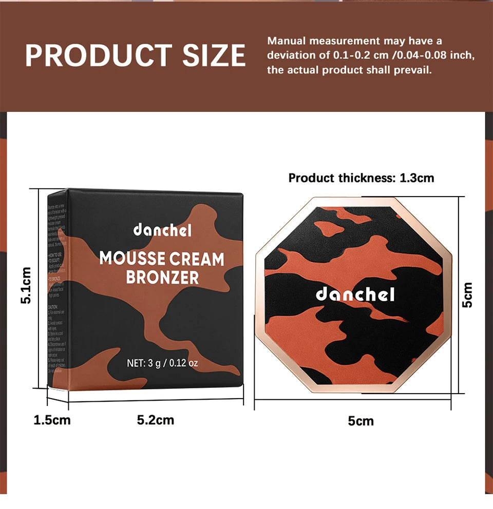 Cream Mousse Contour Bronzer for Seamless Sculpting