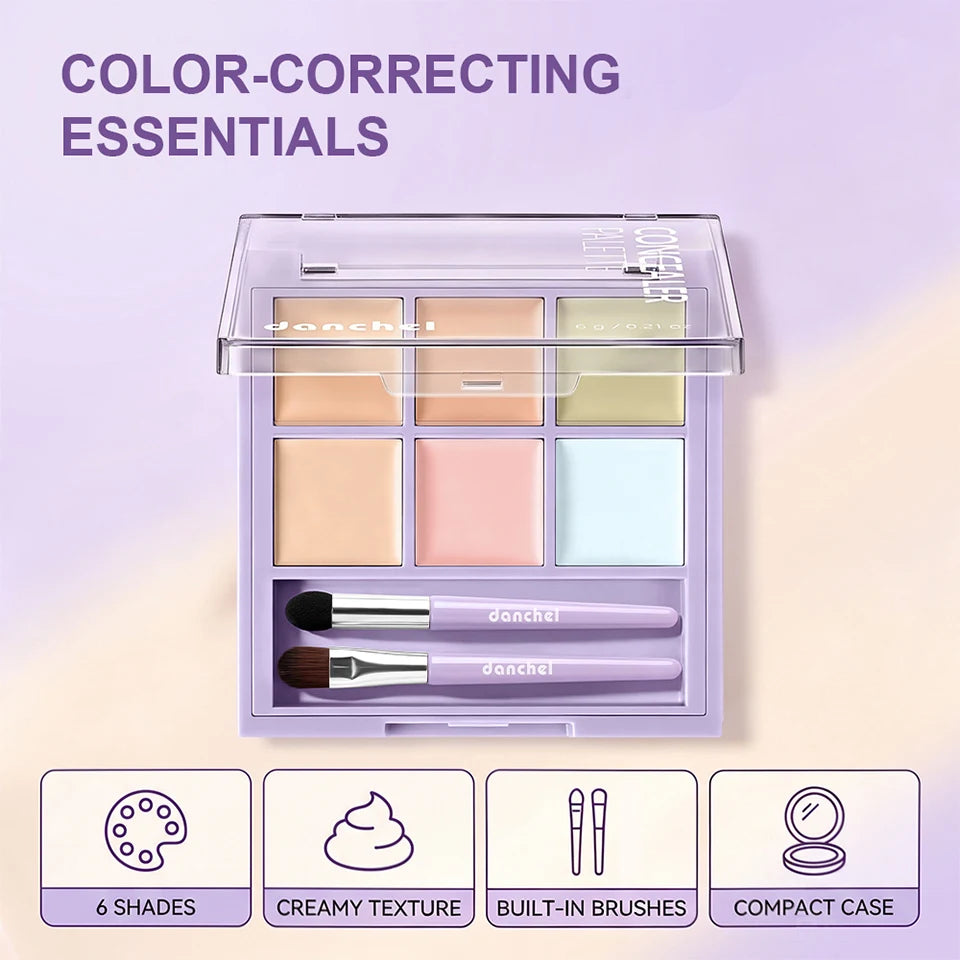 Multi-Shade Face Concealer and Color Correction Palette