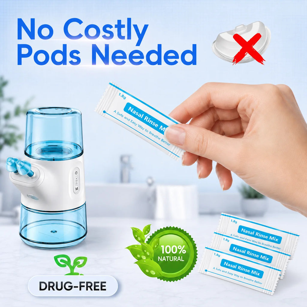 Portable Electric Nasal Irrigator for Sinus Relief
