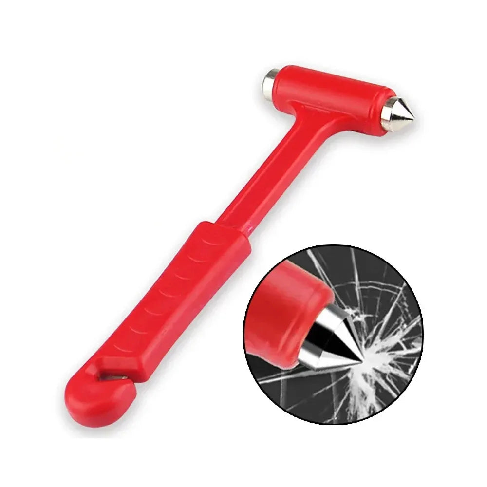 2-in-1 Emergency Car Safety Hammer and Seat Belt Cutter