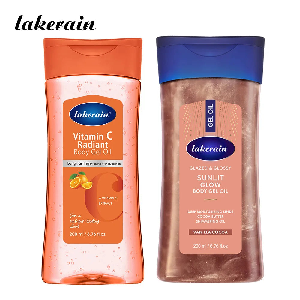 Radiant Glow Moisturizing Body Gel Oil for Dry Skin