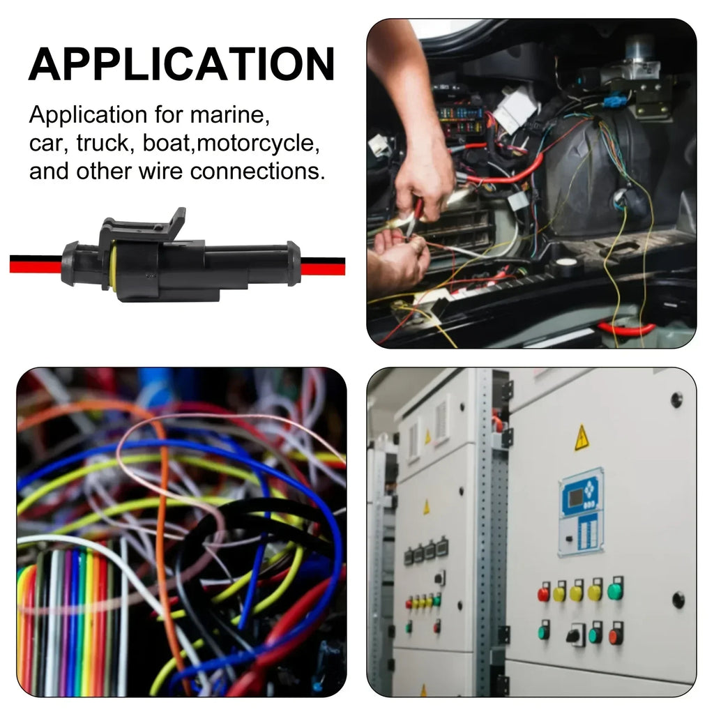 Waterproof Automotive Electrical Wire Connector Kit