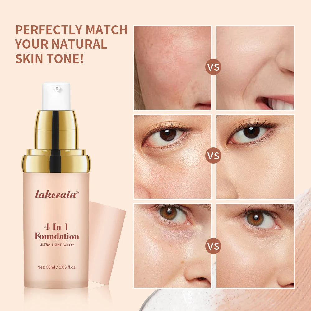4-in-1 Color Changing Moisturizing Foundation with SPF 30