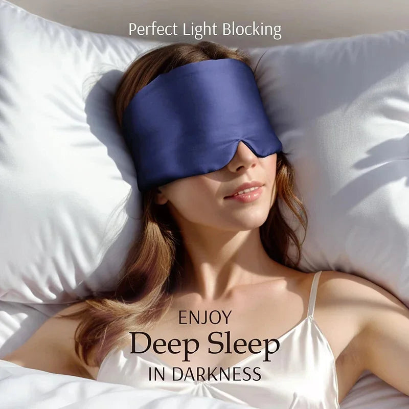 Silk Sleep Mask for Total Blackout and Rest