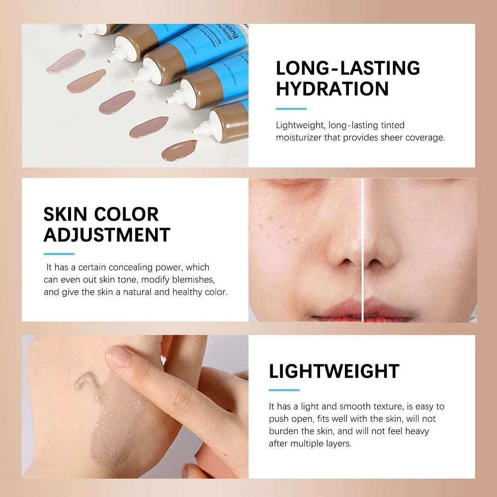 Hydrating Tinted Moisturizer and Face Foundation Cream - 4