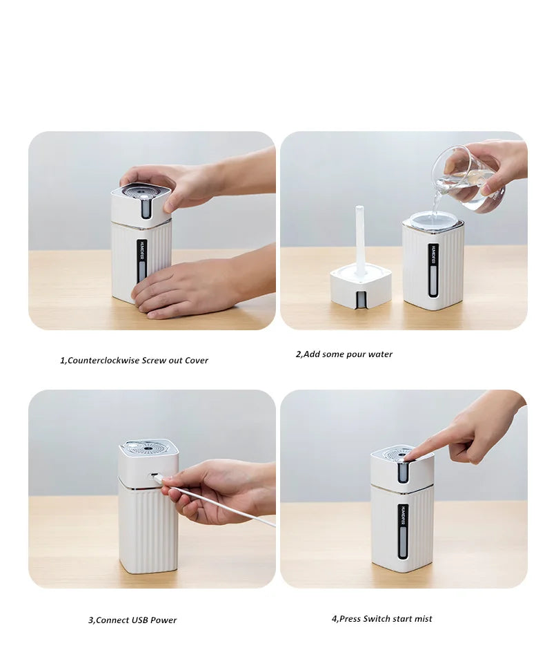 Portable Ultrasonic Cool Mist Air Humidifier for Home and Office - 19