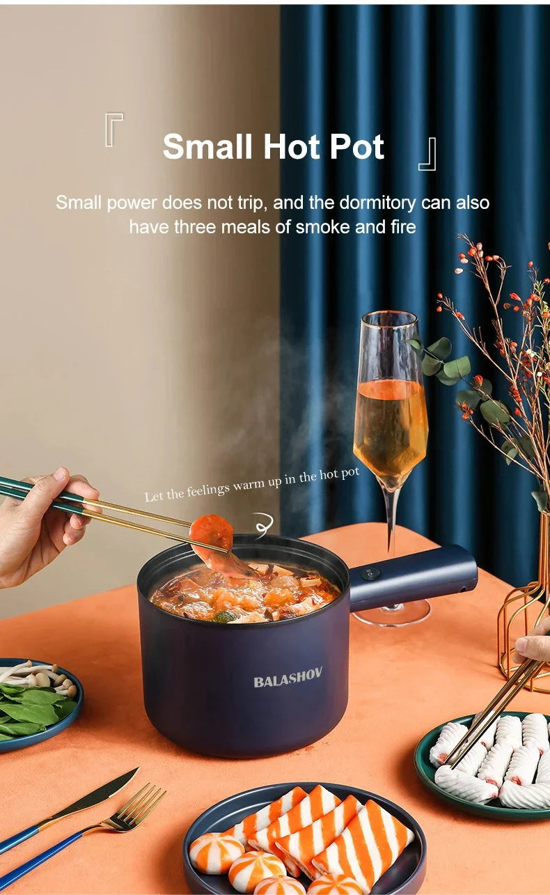 Compact Multi-Function Electric Cooker for Quick Meals - 11