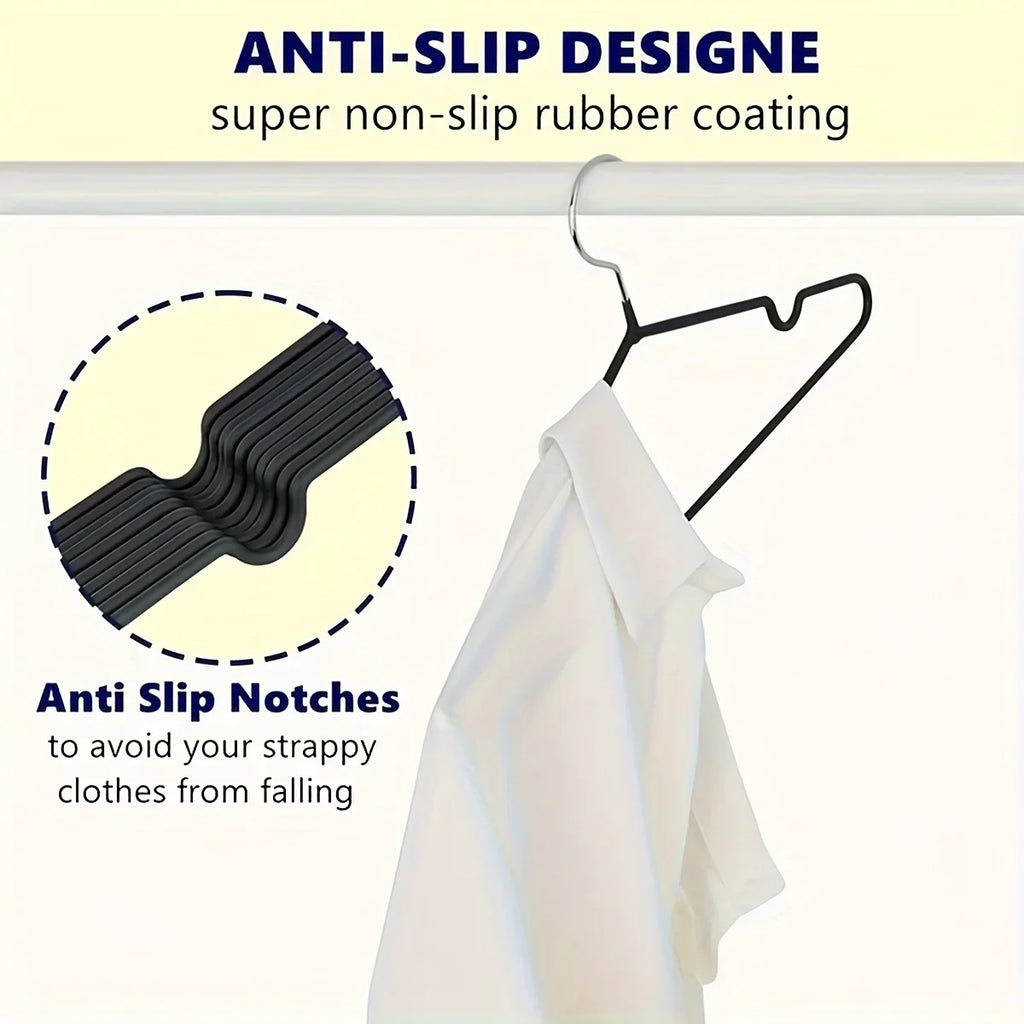 Non-Slip Heavy Duty Clothes Hangers for Closet Organization