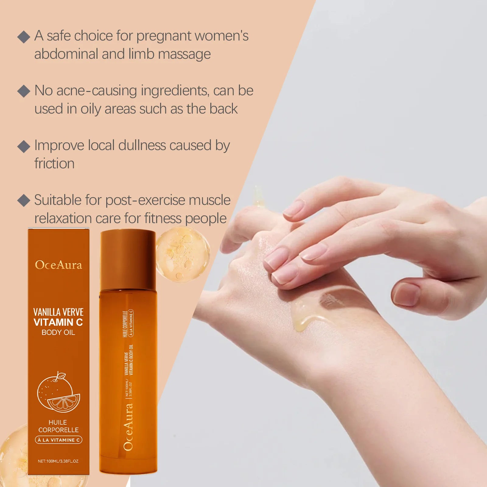 Vitamin C Hydrating Body Massage Oil - 11