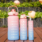Motivational Leakproof Water Bottle with Time Marker